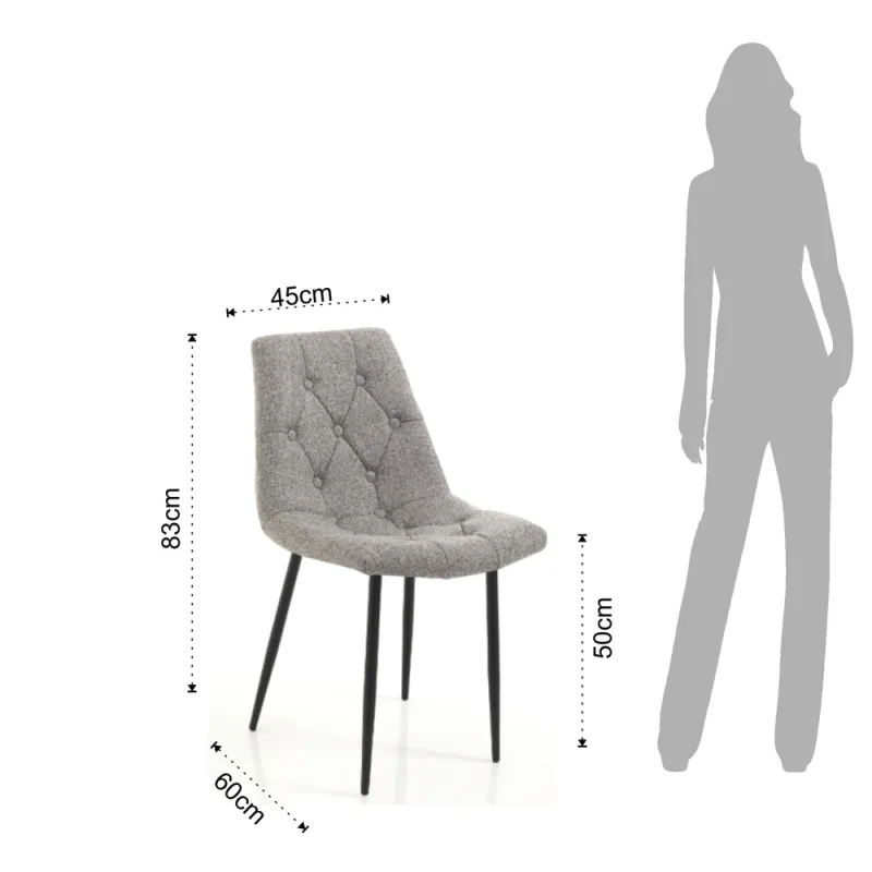 Scaun Captusit Cloud Grey 3670 Tomasucci Italia 