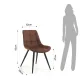 Scaun Captusit Buick Brown 3671 Tomasucci Italia 