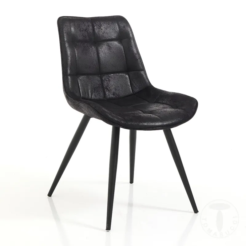 Scaun Tapitat Buick Black 3672 Tomasucci Italia 