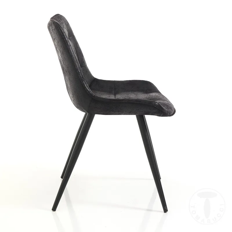 Scaun Tapitat Buick Black 3672 Tomasucci Italia 