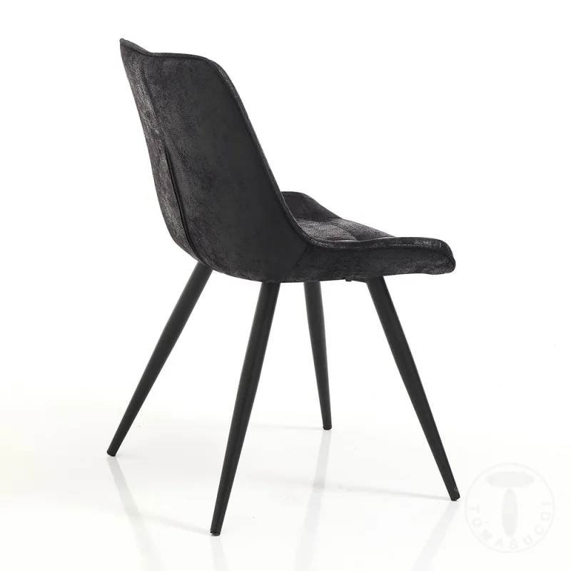 Scaun Tapitat Buick Black 3672 Tomasucci Italia 