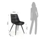 Scaun Tapitat Buick Black 3672 Tomasucci Italia 