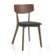 Scaun Cu Spatar Din Lemn Masiv Varm Dark Wood 3692 Tomasucci Italia 