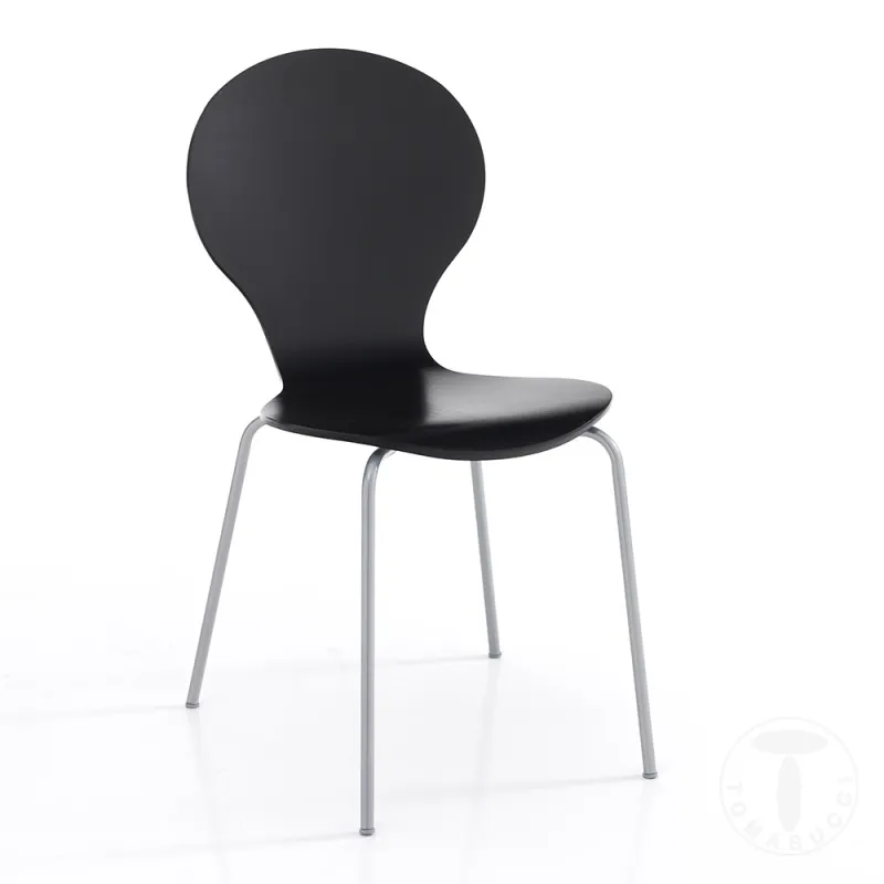 Scaun Baldi Black 3695 Tomasucci Italia 