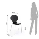 Scaun Baldi Black 3695 Tomasucci Italia 