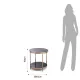 Masuta De Cafea Two Rings Rose 3704 Tomasucci Italia 