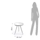 Masuta De Cafea Spok Chrome 3705 Tomasucci Italia 