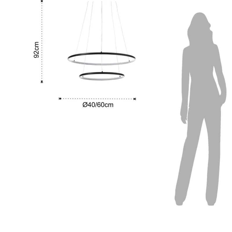 Suspensie Two Rings 3739 Tomasucci Italia 