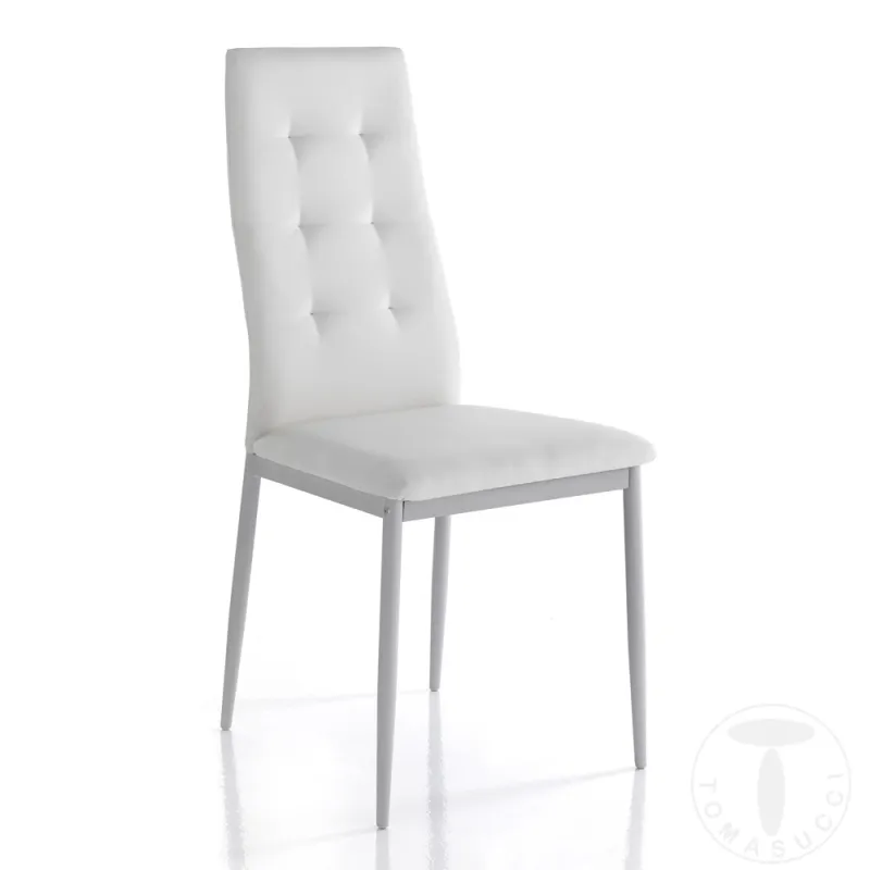 Scaun Captusit Nina White 3741 Tomasucci Italia 