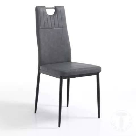 Scaun Tapitat Axandra Dark Grey 3749 Tomasucci Italia 