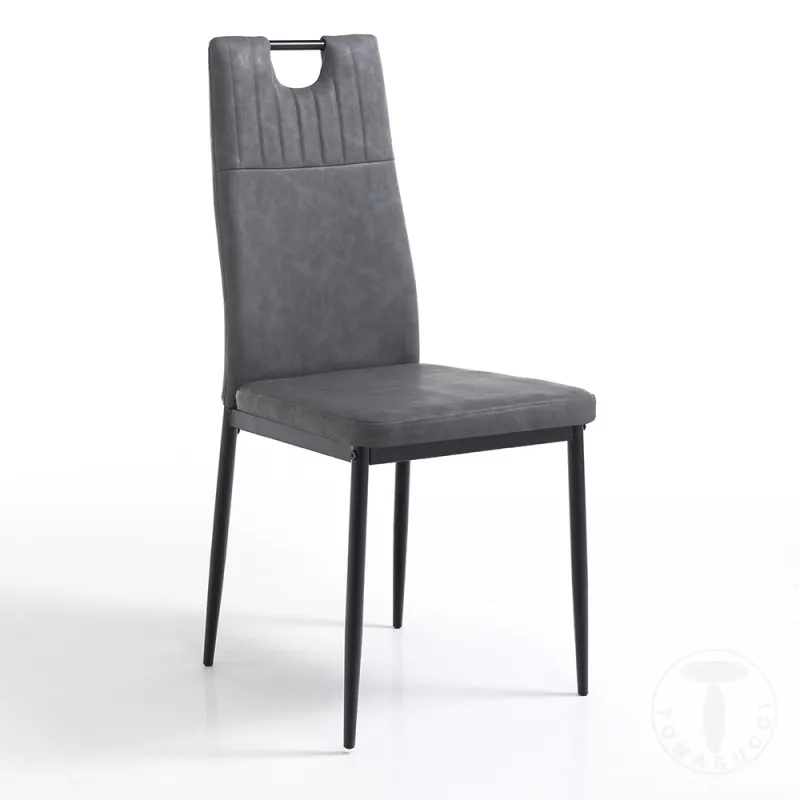 Scaun Tapitat Axandra Dark Grey 3749 Tomasucci Italia 