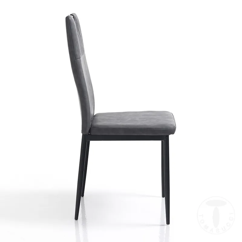 Scaun Tapitat Axandra Dark Grey 3749 Tomasucci Italia 
