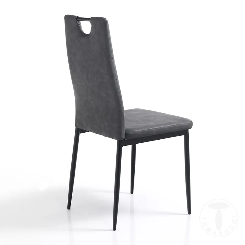 Scaun Tapitat Axandra Dark Grey 3749 Tomasucci Italia 