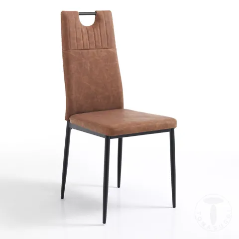 Scaun Tapitat Axandra Dark Brown 3750 Tomasucci Italia 