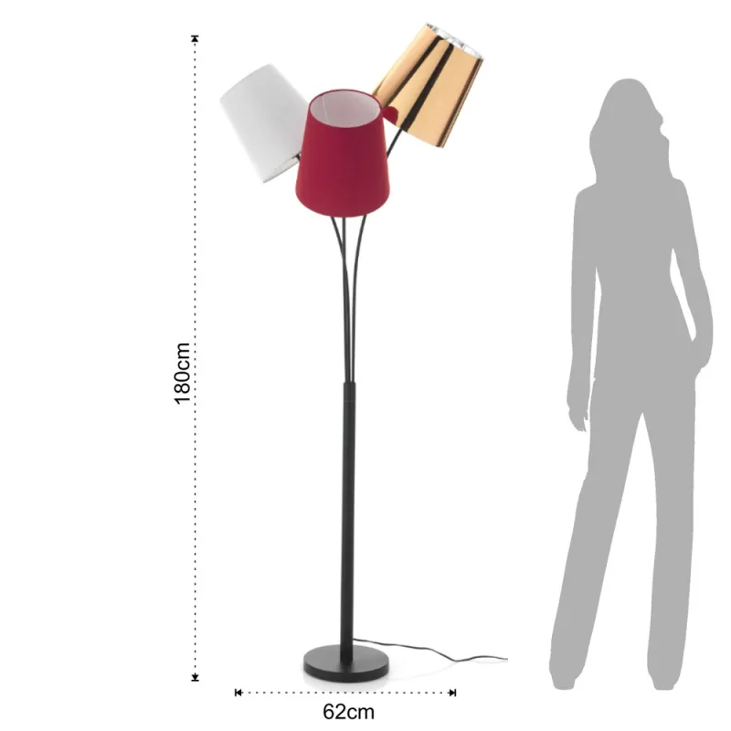 Lampadar Tris Colours 3768 Tomasucci Italia 