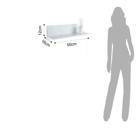 Aplica Magic Shelf White 3771 Tomasucci Italia 