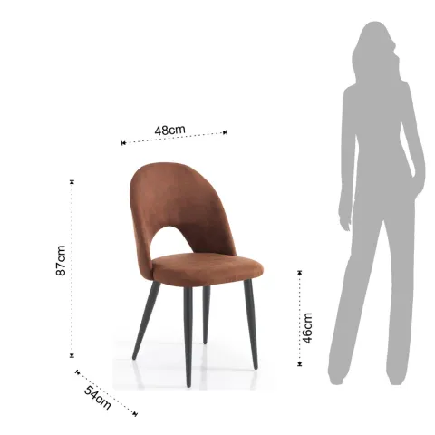 Scaun Captusit Nail Old Brown 3776 Tomasucci Italia 