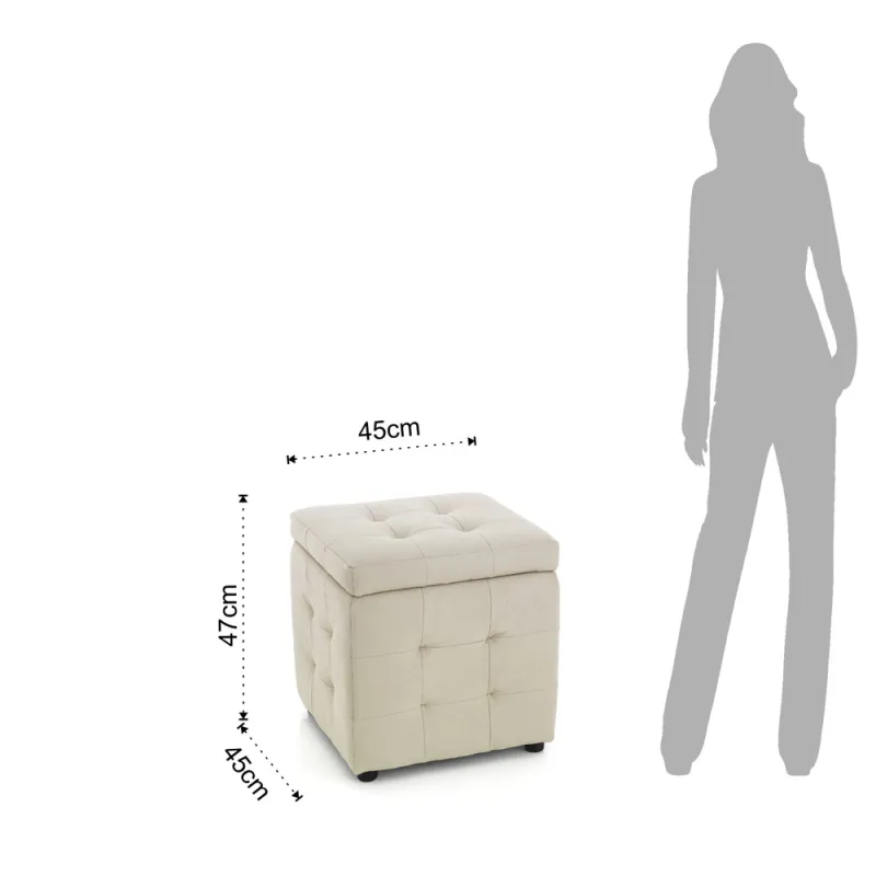 Taburet Depozitare Dado Beige 3792 Tomasucci Italia 