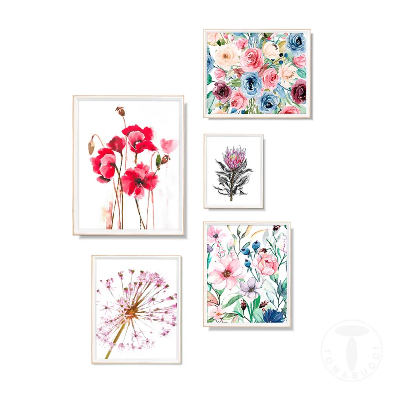 Set Tablouri Flowers 3826 Tomasucci Italia 
