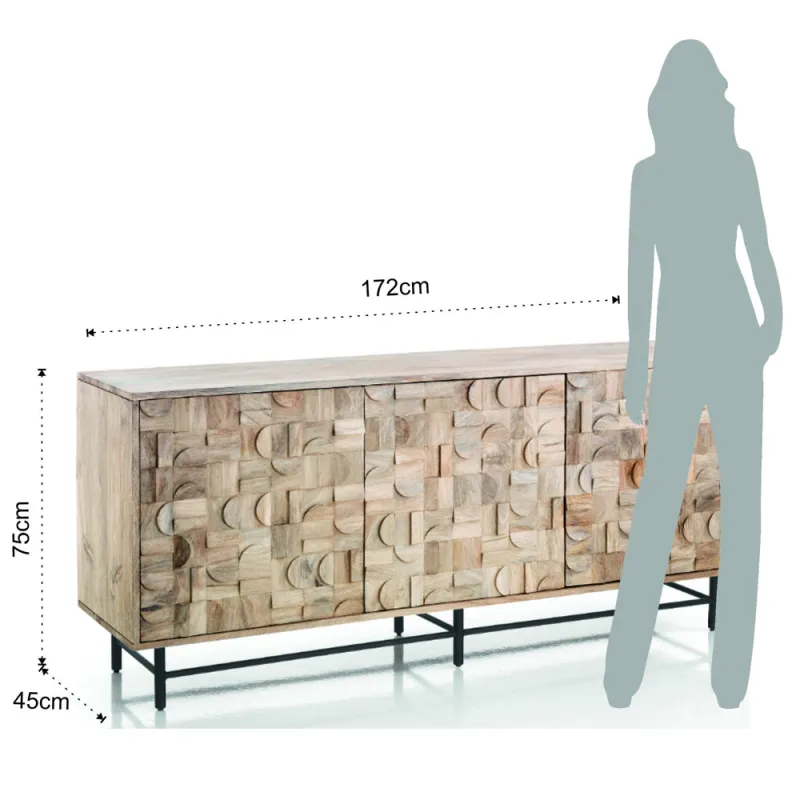 Bufet Cu 3 Usi 3 Amon 3860 Tomasucci Italia 