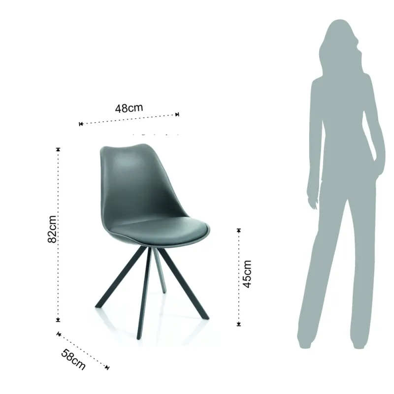 Scaun Captusit Kiki Slim 3952 Tomasucci Italia 