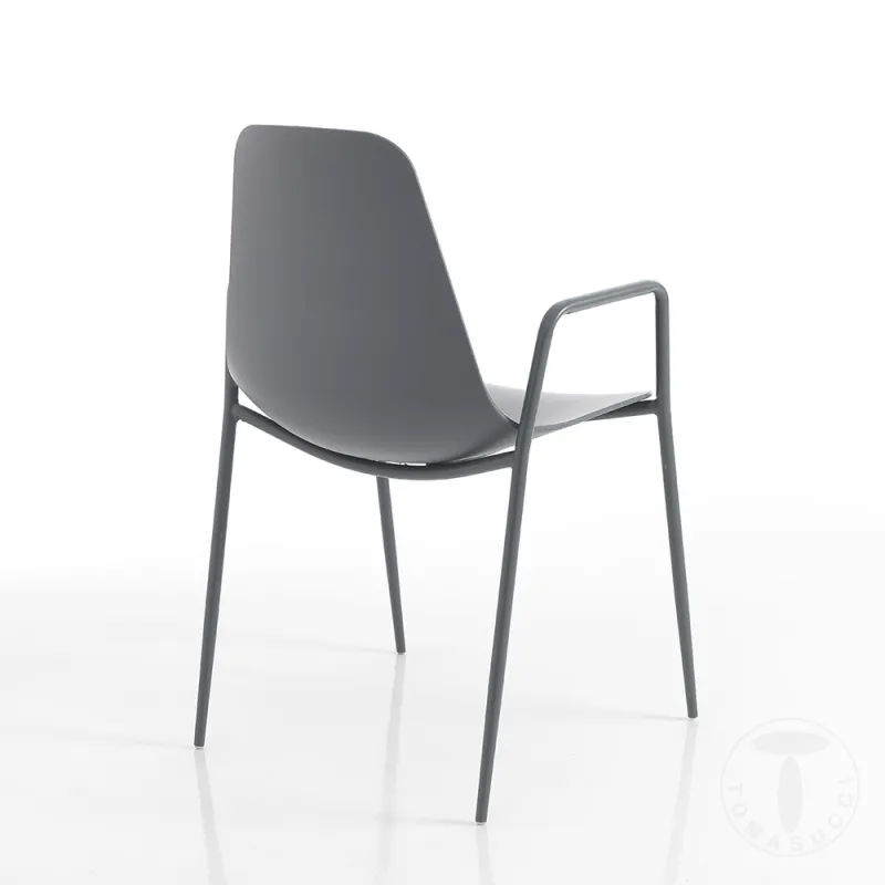 Scaun De Interior-Exterior Oslo Grey Plus 3965 Tomasucci Italia 