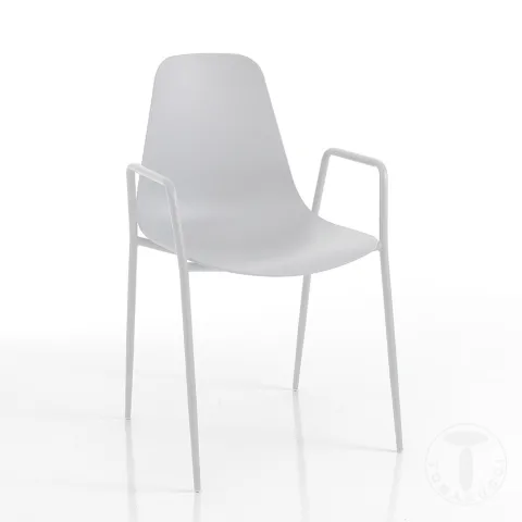 Scaun De Interior-Exterior Oslo White Plus 3966 Tomasucci Italia 