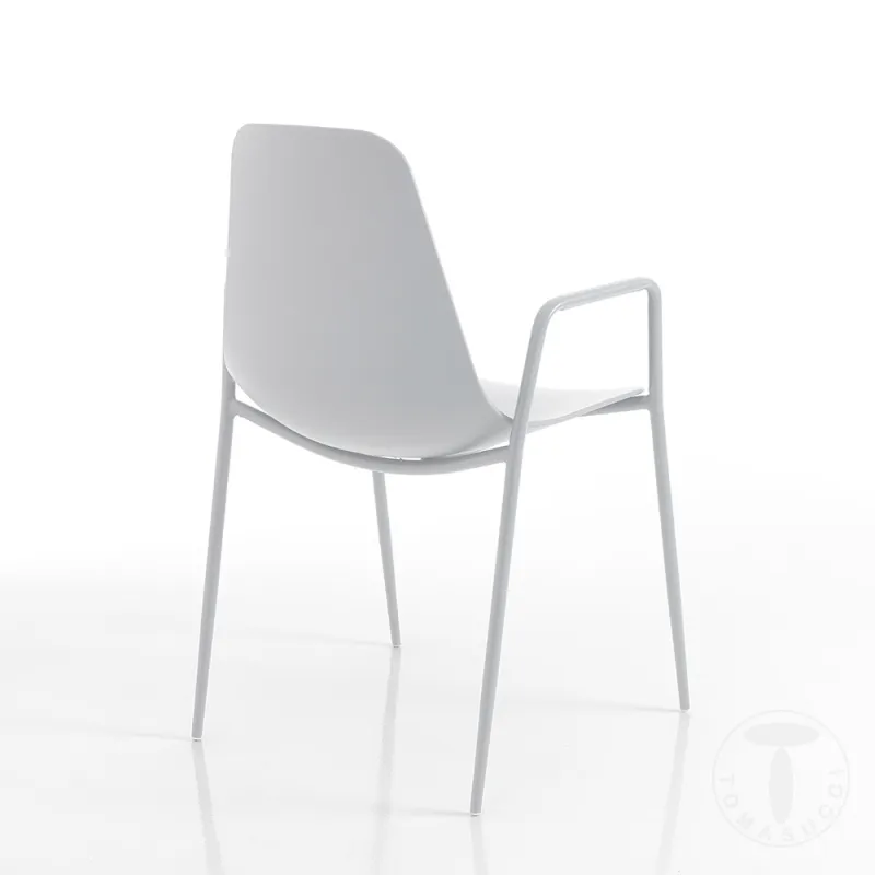 Scaun De Interior-Exterior Oslo White Plus 3966 Tomasucci Italia 