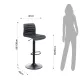 Scaun Bar Garbo Black 3994 Tomasucci Italia 