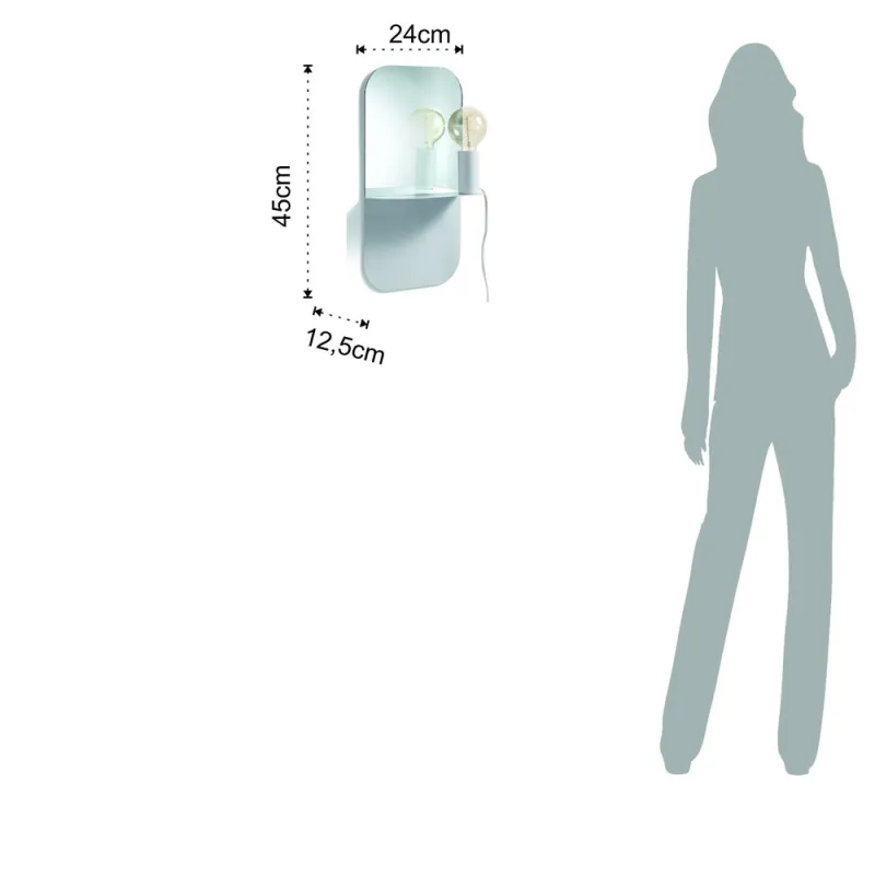 Veioza Polita Magic Shelf White 4008 Tomasucci Italia 
