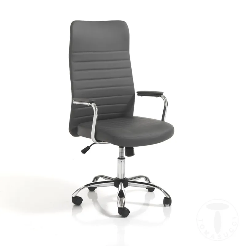 Scaun Birou Tyler High Grey 4023 Tomasucci Italia 