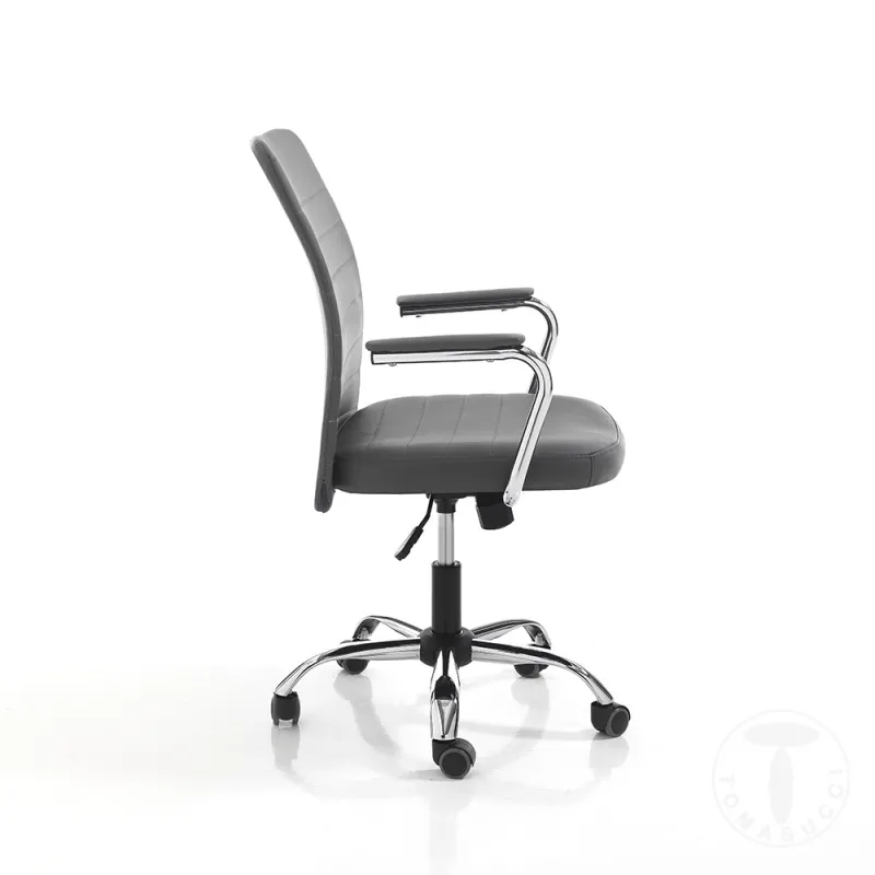 Scaun Birou Tyler Grey 4024 Tomasucci Italia 