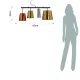 Suspensie Jumble Lux 4025 Tomasucci Italia 