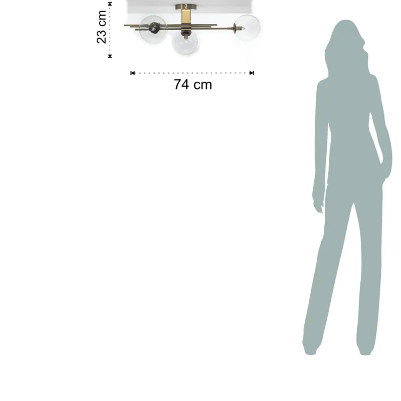 Plafoniera Roy 4034 Tomasucci Italia 