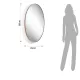 Oglinda De Perete Oval Copper 4093 Tomasucci Italia 