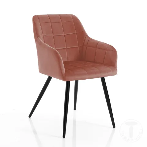 Scaun Tapitat Denver Pink 4116 Tomasucci Italia 