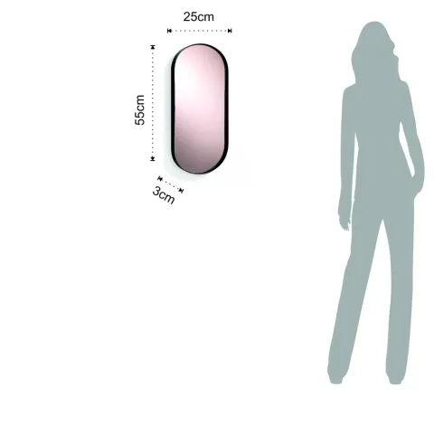 Oglinda De Perete Afterlight Oval 4147 Tomasucci Italia 
