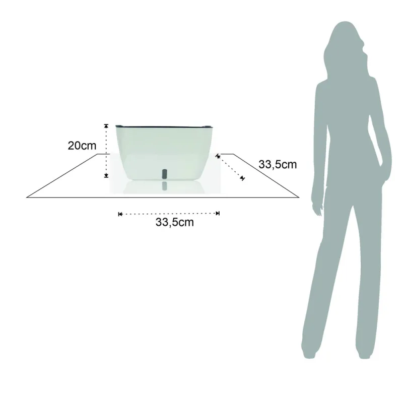 Ghiveci Cu Udare Automata Interior-Exterior Lily 4164 Tomasucci Italia 