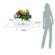 Ghiveci Cu Udare Automata Interior-Exterior Dahlia Big 4165 Tomasucci Italia 