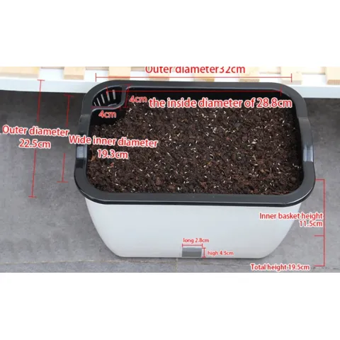 Ghiveci Cu Udare Automata Interior-Exterior Dahlia Small 4166 Tomasucci Italia 