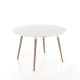 Masa Rotunda Expensibila Ego Wood 4177 Tomasucci Italia 