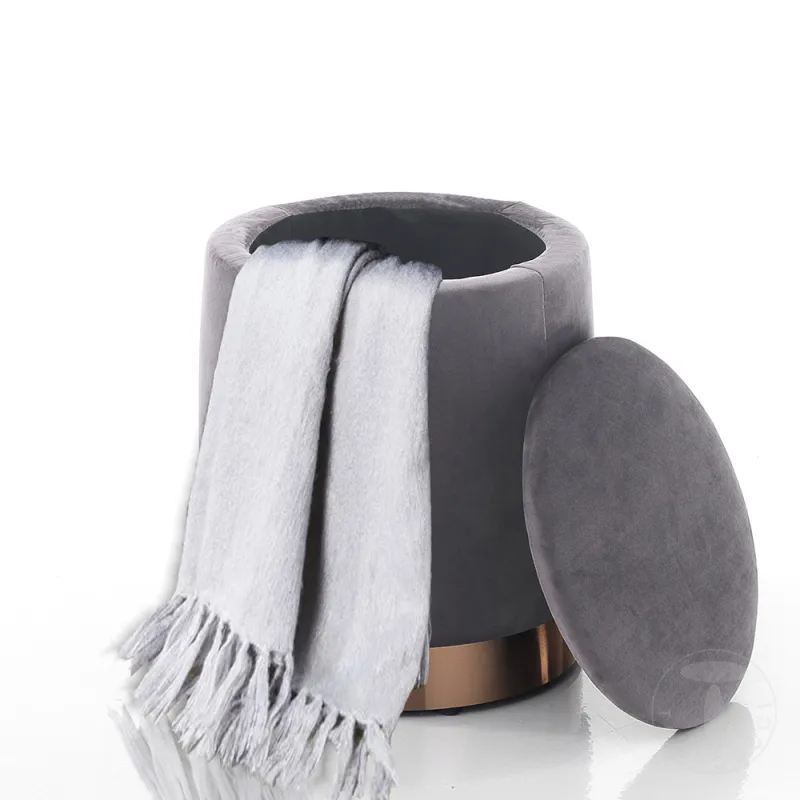 Taburet Tapitat Container Dido Grey 4182 Tomasucci Italia 