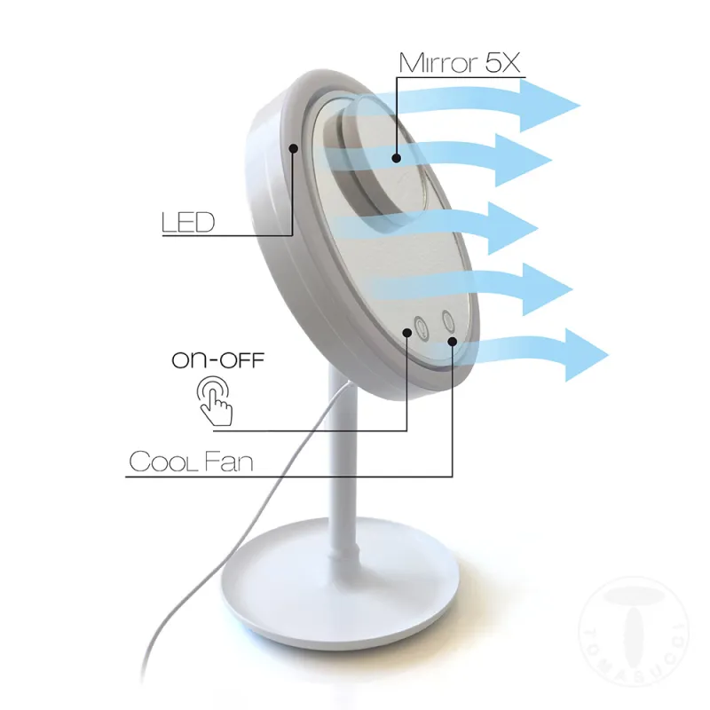 Oglinda De Masa Cu Led Makeup 4201 Tomasucci Italia 