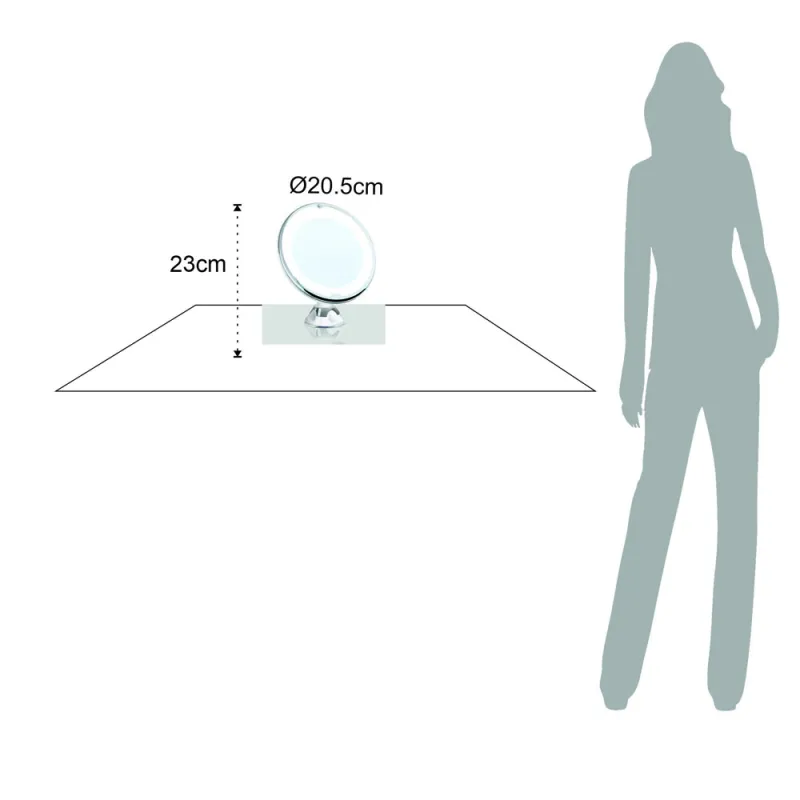 Oglinda Cu Ventuza Round 4203 Tomasucci Italia 
