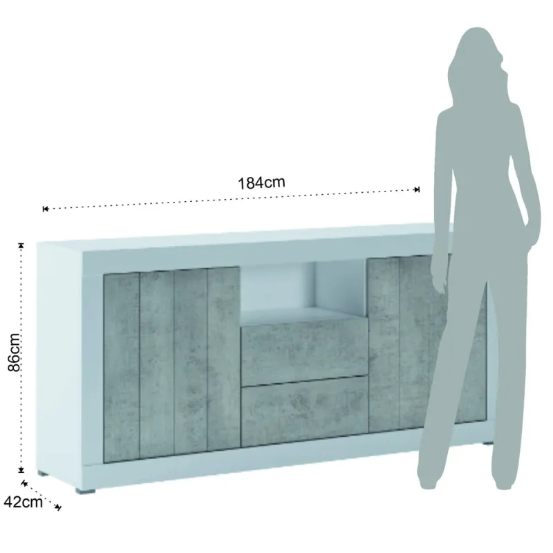 Bufet Clarke Cement Big 4222 Tomasucci Italia 