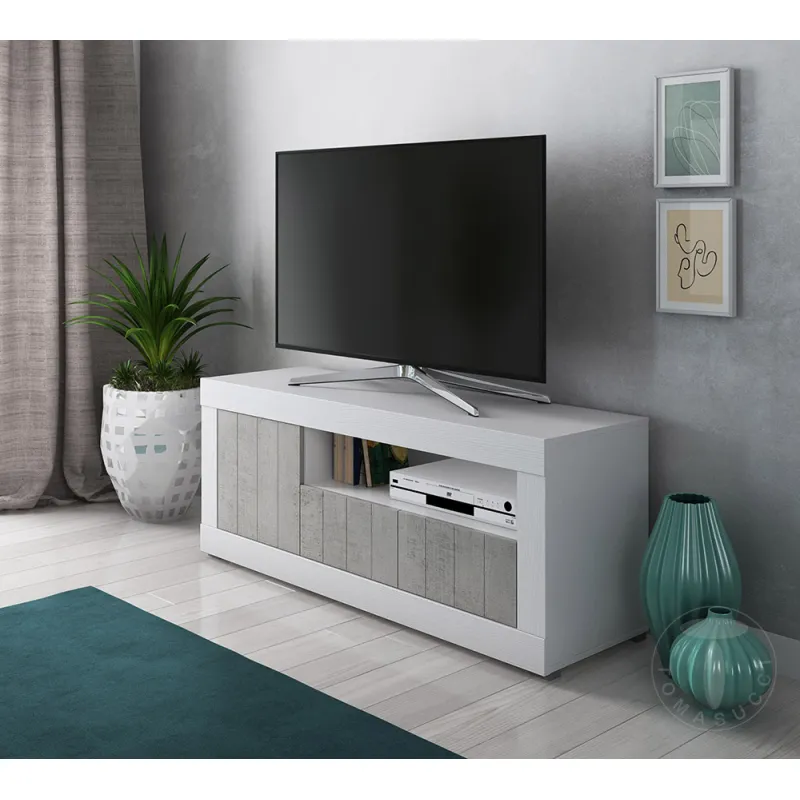 Suport Tv-Comoda Tv Clarke Cement 4232 Tomasucci Italia 