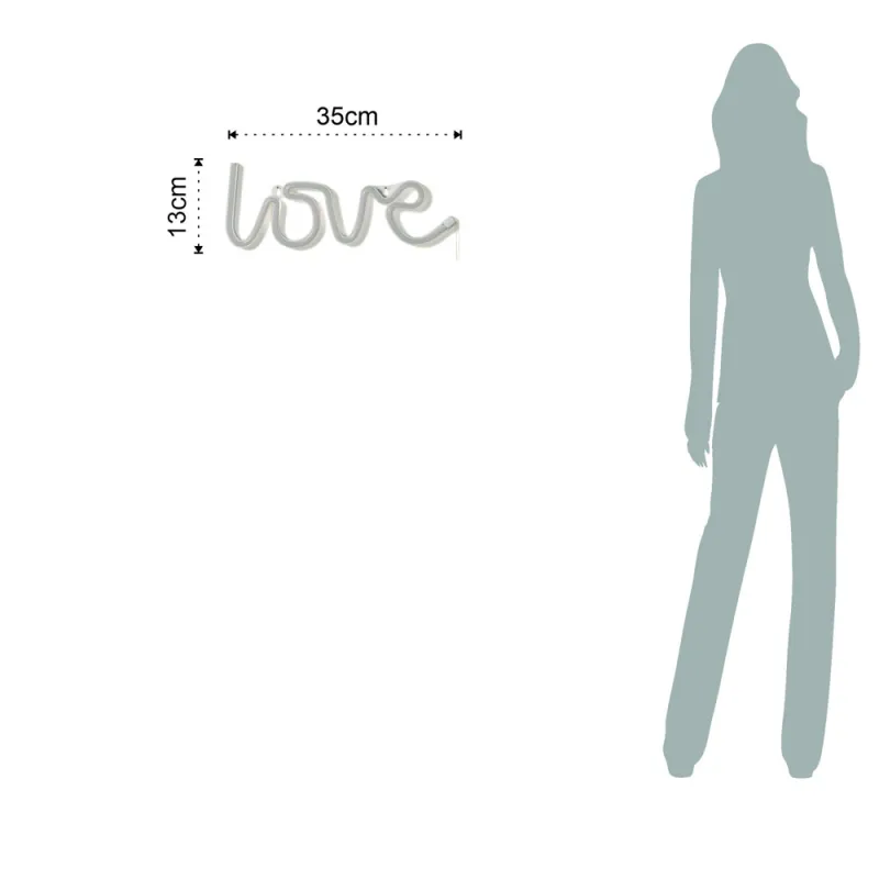 Tablou Led "Love" Love 4246 Tomasucci Italia 