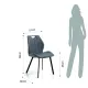 Scaun Monia Dark Grey 4250 Tomasucci Italia 