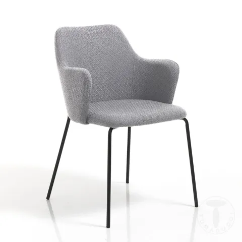 Scaun Tapitat Cu Stofa Sonia Grey 4287 Tomasucci Italia 