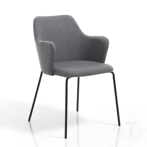 Scaun Tapitat Cu Stofa Sonia Dark Grey 4288 Tomasucci Italia 